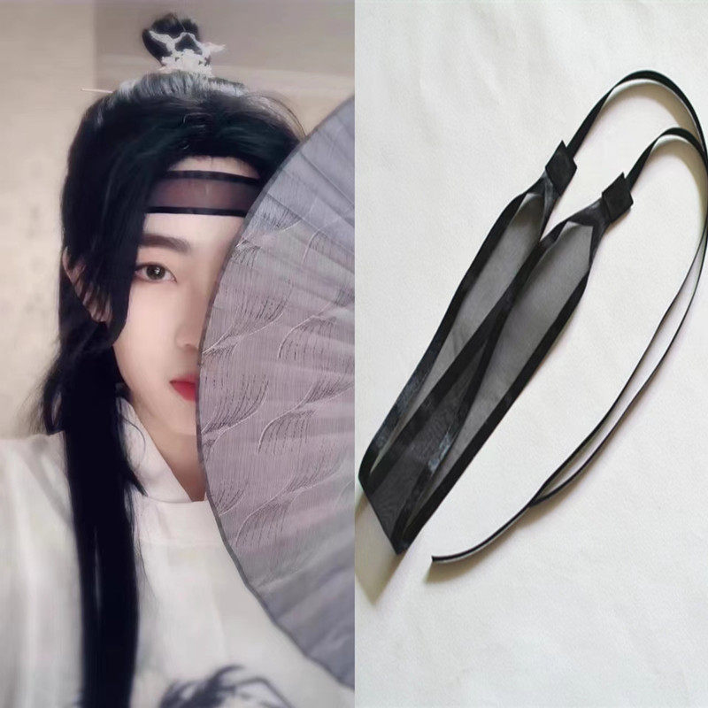 古装抹额发带绢纱简约