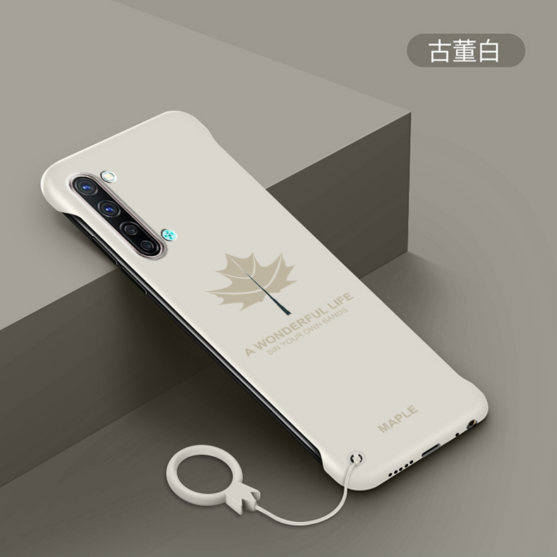 opporeno3手机壳无边框reno3pro曲屏防摔5g磨砂硬壳超薄男半包外壳女reno3网红枫叶款3pro散热个性防滑手机套 3C数码配件 手机保护套/壳 原图主图