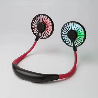 Hanging neck usb charging portable aromatherapy small fan