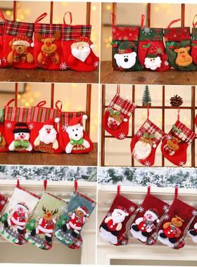 Christmas stocking decoration gift bag Hanging goodie bag