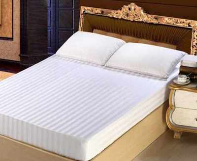 宾馆酒店单人白色床单12m加密纯白床单被套被罩单件
