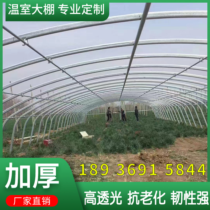 种植钢架蔬菜半坡大棚骨架钢管全套连栋温室定制暖棚养殖鸡鸭猪羊