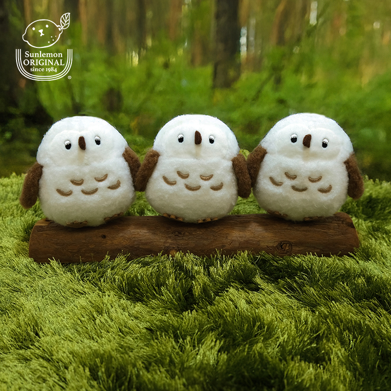 sunlemon猫头鹰毛绒玩偶玩具公仔