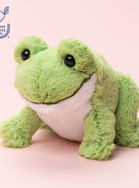 sunlemon仿真青蛙毛绒玩偶儿童安抚娃娃动物公仔玩具生日可爱礼物