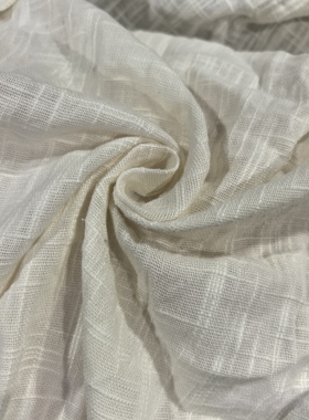 3米x1.4米砂洗竹节亚麻11支微透，重300克一米#032