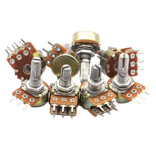 单联双联电位器WH148可调调节B1K 2K5K10K20K 50K 100K500K柄15MM