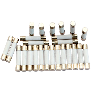 陶瓷保险丝管5x20mm250V熔断器保险管式万用表1A2A3A5A10A15A30安