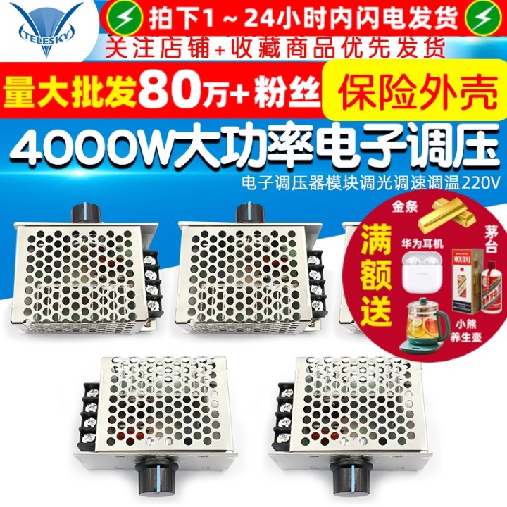 4000W可控硅大功率交流电机马达