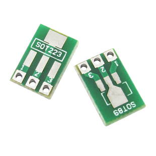 SOT89转DIP SOT223转DIP转接板1.5mm pitch引脚PCB转换板(10个)