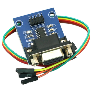 串口模块 RS232转TTL 下载线刷机板 带收发指示灯 配4根杜邦线