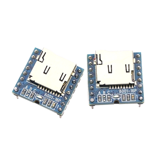 串口语音模块 SD/TF插卡MP3播放板 密室音效/BY8001游乐音频播报