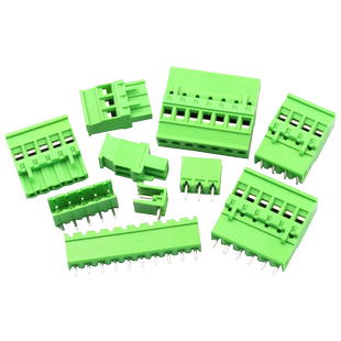 KF2EDGKA 5.08mm拔插式接线端子2P/3/4/5/8/12P直弯针座连接器pcb