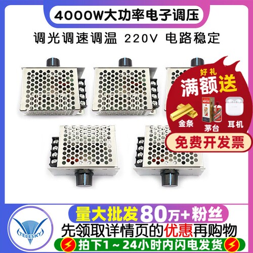 4000W可控硅大功率交流电机马达