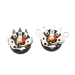 音量电位器收音机电位器 平脚弯脚带开关RV12MM B10K 10K B103