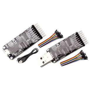 CP2102 CH340 USB转TTL RS485 RS232全互通十合一多功能串口模块