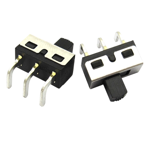 【TELESKY】SS-12D06(1P2T) 柄高5MM 单排弯脚拨动开关 (2个)
