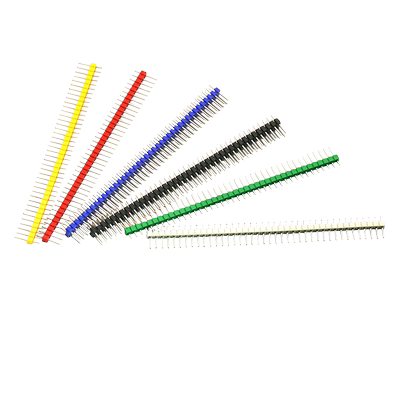 彩色单排针双排针间距2.54MM插针
