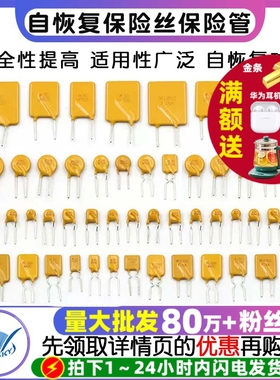 自恢复保险丝30V 60v72v1850MA 2A 0.9 1.1 2.5 3 4 5A直插保险管