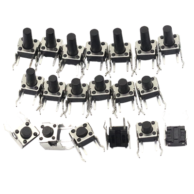 微动开关轻触按键开关卧式带支架