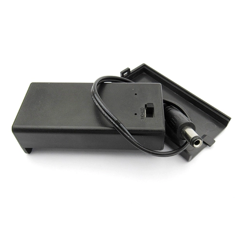 9V 6F22 с крышкой с переключателем с сиденьем аккумулятора с батареей с головкой DC 2.1*5,5 Самера (2)