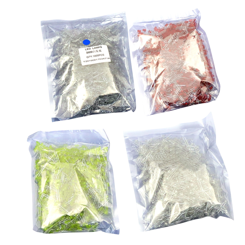 3mm5mmLED灯珠泡发光二极管F3F5