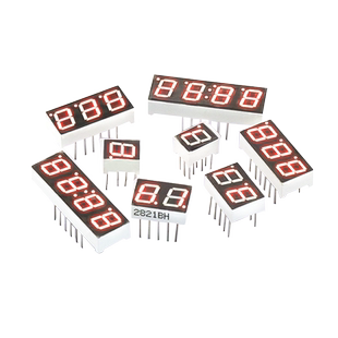 数码管0.28英寸0.8英寸2/3/4位共阴/共阳红色高亮数字显示管时钟