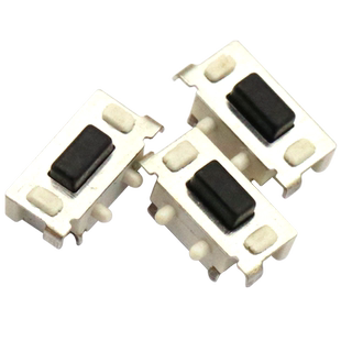 3*6轻触开关侧按3*6*3.5贴片卧式圆弹微动按键按钮开关(10个)