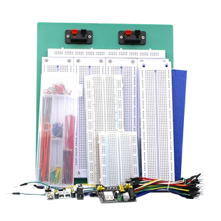 400孔面包板线MB-102 SYB-500电路板洞洞板实验板焊接实验套件PCB