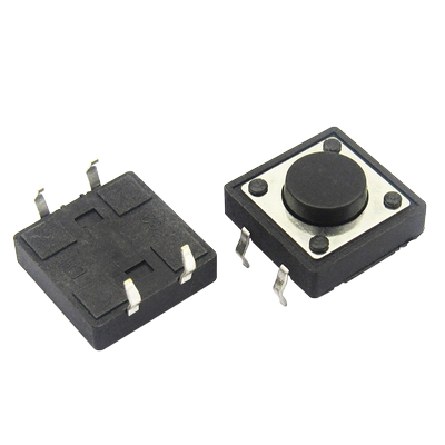 TELESKY 12x12x5MM微动开关 立式 轻触开关 按键按钮开关(20个)