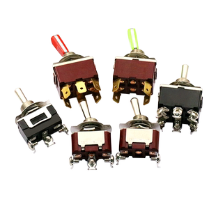 摇臂开关钮子开关摇头电源开关器2  6脚2 3档E-TEN1021 1322 1321