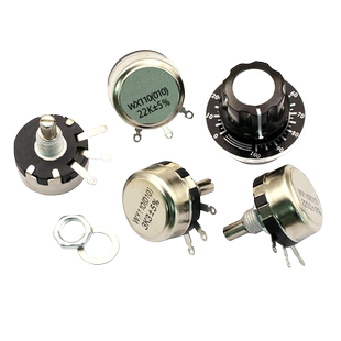 WX110 010单圈线绕电位器 470R 1K 2K2 5K6 10K 4.7K 22K 3K 1W