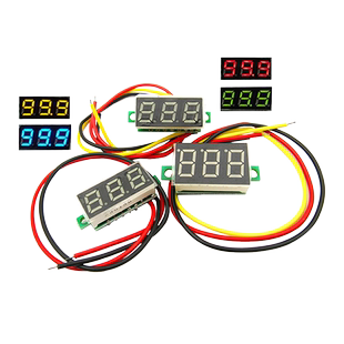 0.36寸0.28两线三线电压表数字直流表头可变电量显示器数显模块