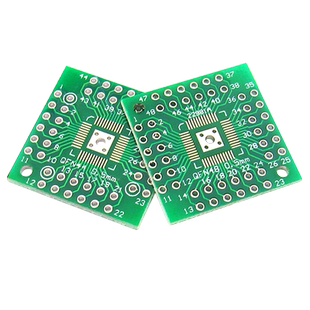 QFN48转DIP48 QFN44 0.5mm QFP48 QFP44 PQFP 转接板（2个）