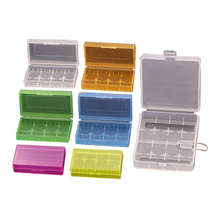 5号/7号/18650电池收纳盒防护盒碱性电池盒 塑料电子元件存储盒子