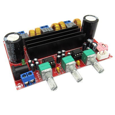 2.1声道数字功放板12V-24V宽电压