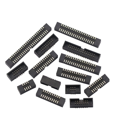 简易牛角座1.27MM贴片镀金脚插头