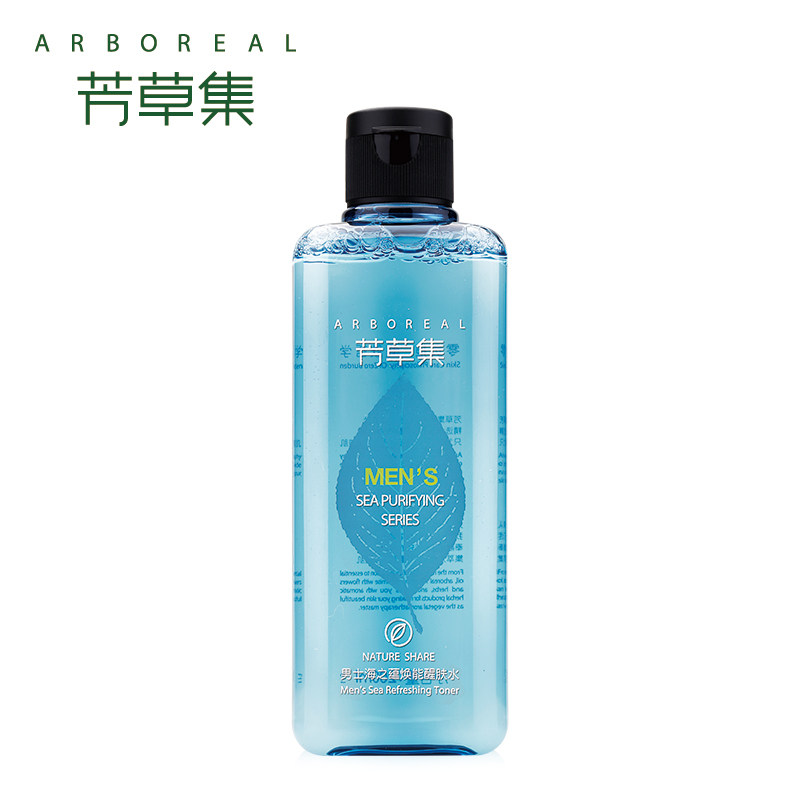 芳草集男士海之蕴焕能醒肤水焕能补水舒爽醒肤爽洁保湿