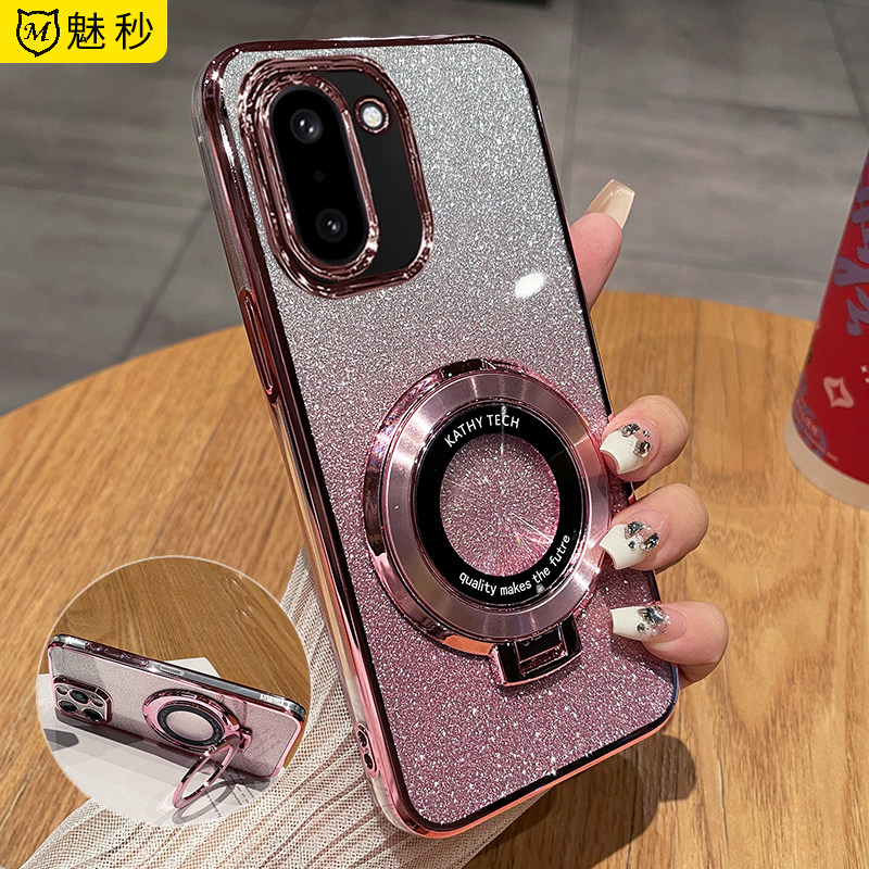 适用一加ace6T软胶闪支架防摔壳