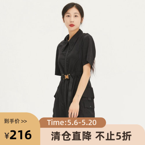 X型的工装感连衣裙，版型包容性强