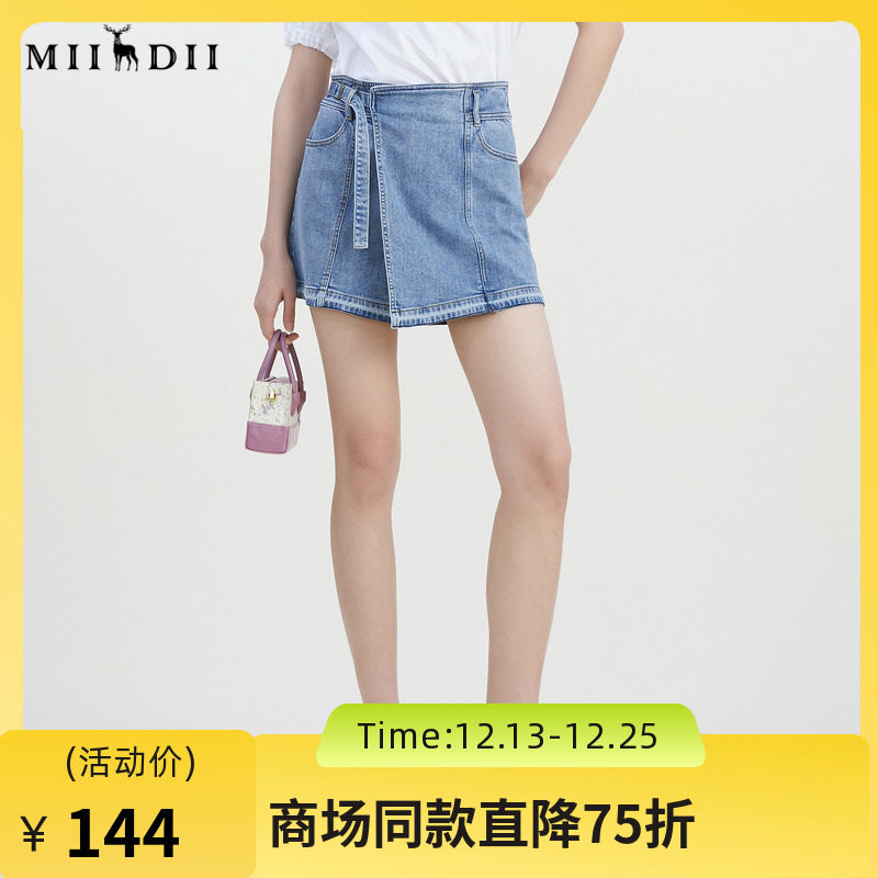 谜底牛仔短裤女2023夏季