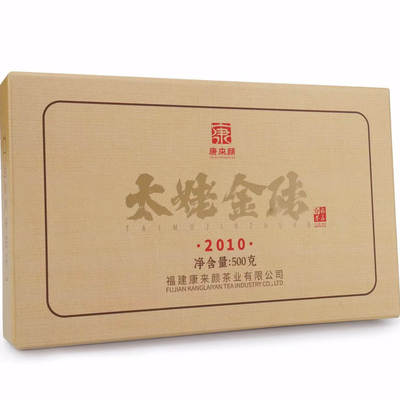 康来颜2010老白茶【太姥金砖】