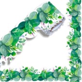 ins森林清新树叶风胶带贴纸教室节日边框背景墙派对装 饰布置造景