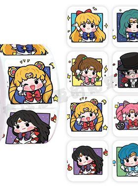 动漫美少女战士月野兔Q版贴纸
