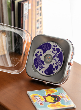 【赛塔林】R400 CD播放机蓝牙壁挂专辑播放器复古随身听CD唱片机