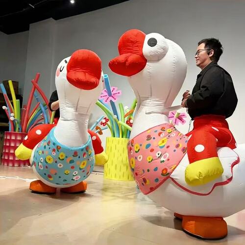 端午互动活动宣传人偶服