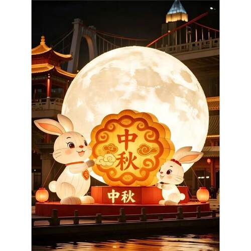 2026中秋节大型户外兔子