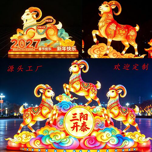 2027羊年大型花灯灯会灯