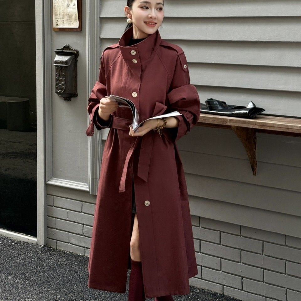 高端定制风衣女款2025新款外套