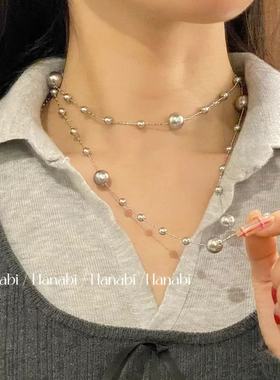 ＜花火商店＞星辰泡沫 - 自带高光!!人造珍珠满天星抽拉手链项链