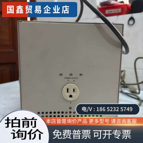 询价：KNW-407线性人工网络电源、通电开机显示见图、使用不